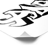 Graffiti Mijn naam afdrukken Foto Afdruk (Hoek)