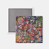 Graffiti Misfits Magnet door Ray Dust Magneet (Voorkant / Achterkant)