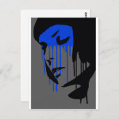 'Graffiti Mode Design' Briefkaart (Voorkant / Achterkant)