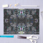 Graffiti modern zwart wit patroon tissuepapier (Craft)