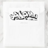Graffiti Mon nom Stickers (Sac)