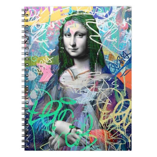 Graffiti Mona Lisa Carnet d'art de la rue (Devant)