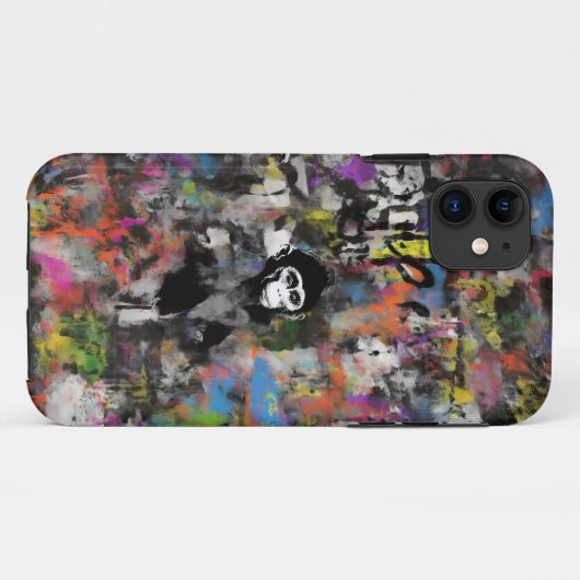 Graffiti Monkey Urban Art Coque mobile (Dos (Horizontal))