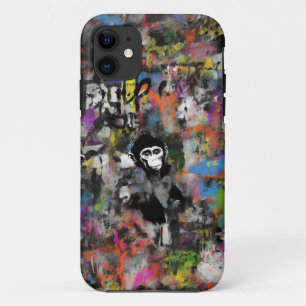 Graffiti Monkey Urban Art Mobile Hoesje