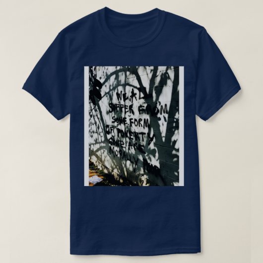 Graffiti moralement pauvre TShirt (Design devant)