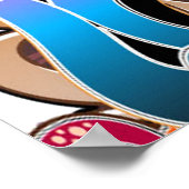 Graffiti mot art maison affiche décoration (Coin)