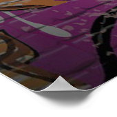 Graffiti mot art maison affiche décoration (Coin)