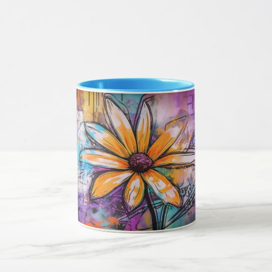 Graffiti Mug - African Daisy (Centre)