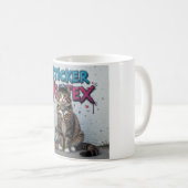Graffiti Mug de chat Cool urbain - Style de rue Ca (Devant droit)