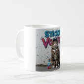 Graffiti Mug de chat Cool urbain - Style de rue Ca (Devant gauche)