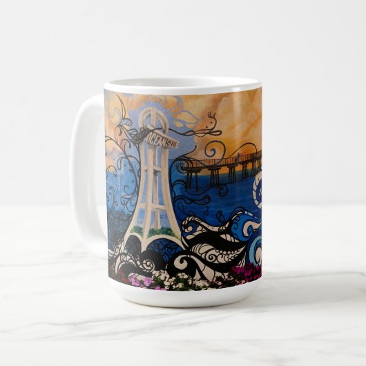 Graffiti Mug d'Océan (Devant gauche)