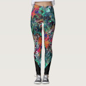 Graffiti-muur en spuitverf leggings (Voorkant)