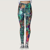 Graffiti-muur en spuitverf leggings (Voorkant)