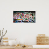 Graffiti-muur Poster (Keuken)