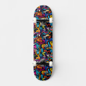 Graffiti-muur Skateboard (Voorkant)