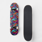 Graffiti-muur Skateboard (Voorkant)