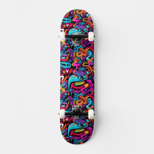 Graffiti-muur Skateboard (Voorkant)