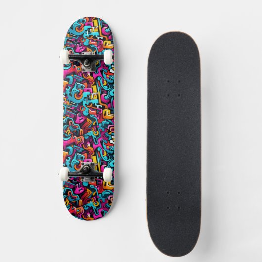 Graffiti-muur Skateboard (Voorkant)