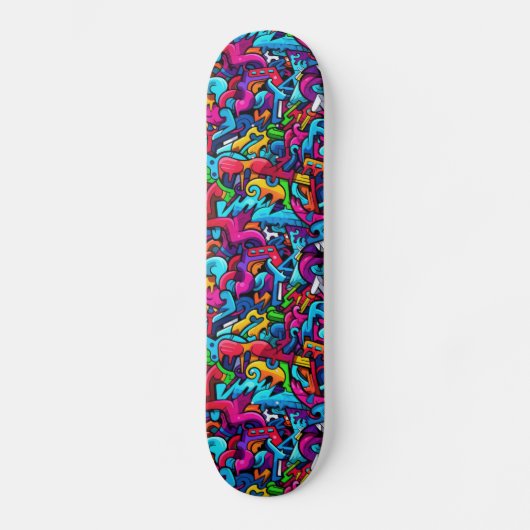Graffiti-muur Skateboard (Voorkant)