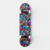 Graffiti-muur Skateboard (Voorkant)