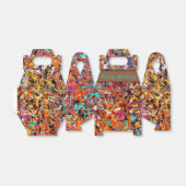 Graffiti muurprint bedankdoosjes (Uitgevouwen)