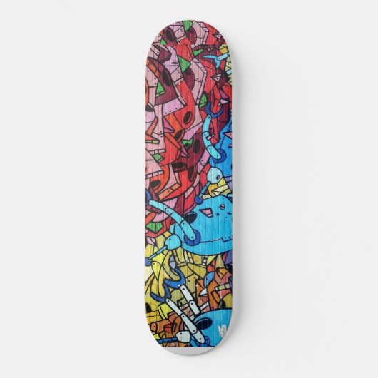 Graffiti muurschildering skateboard (Voorkant)