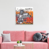Graffiti-muziek Canvas Afdruk (Insitu (Woonkamer))