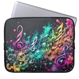 Graffiti-muziek Laptop Sleeve