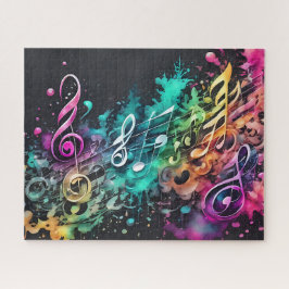 Graffiti-muziek Legpuzzel