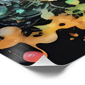 Graffiti-muziek Perfect Poster (Hoek)