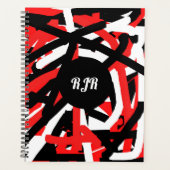 Graffiti noir, blanc et rouge (Devant)