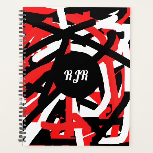 Graffiti noir, blanc et rouge (Devant)