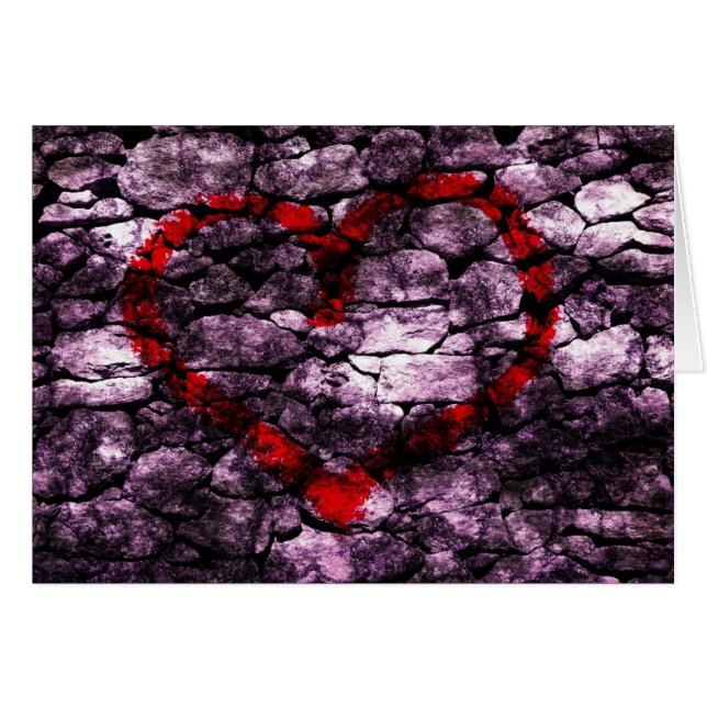 Graffiti numérique de coeur (Devant horizontal)