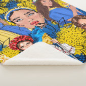 Graffiti Oekraïne Stop oorlog Sherpa Deken (3/4)