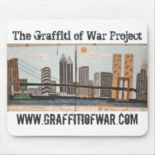 Graffiti of War Project: Mousepad reeks 9/11 Muismat