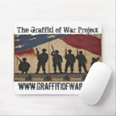 Graffiti of War Project: Mousepad Series Flag Muismat (Met muis)