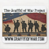 Graffiti of War Project: Mousepad Series Flag Muismat (Voorkant)