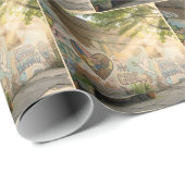 Graffiti On Brick Wall Humanity Mural Cadeaupapier (Rol Hoek)