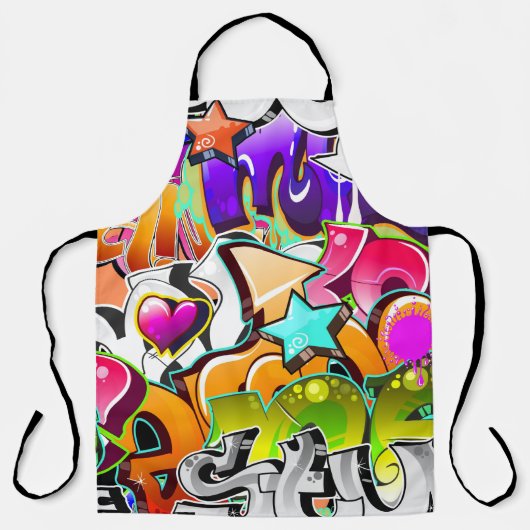 Graffiti-ontwerp Schort (Voorkant)