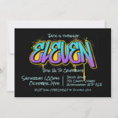 Graffiti Onze Invitation (Devant)