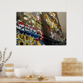 Graffiti op Laneway Poster (Keuken)
