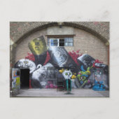 Graffiti op Stadtbahnbogen, Wien Österreich Briefkaart (Voorkant)