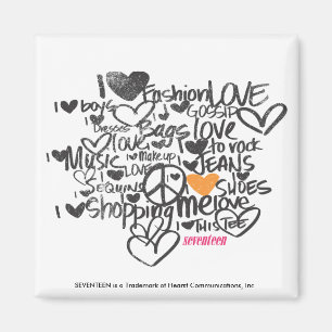 Graffiti Oranje Magneet