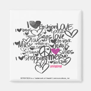 Graffiti Paars Magneet