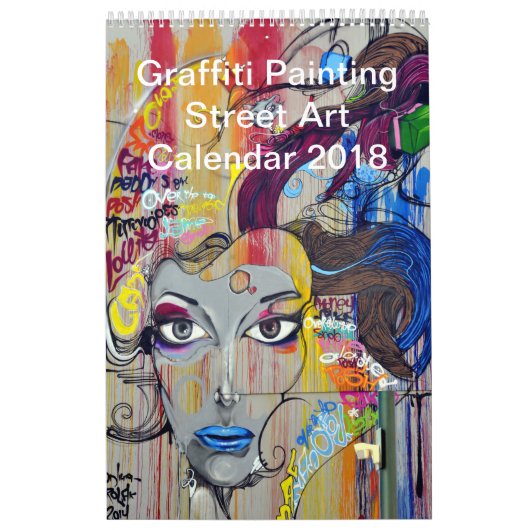 Graffiti Painting Street Art 2018 Kalender (Hoes)