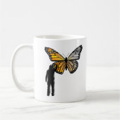 Graffiti papillon drôle Mug (Gauche)