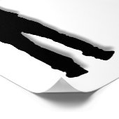 Graffiti papillon Poster drôle (Coin)