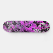 Graffiti papillon rose skateboard (Horz)