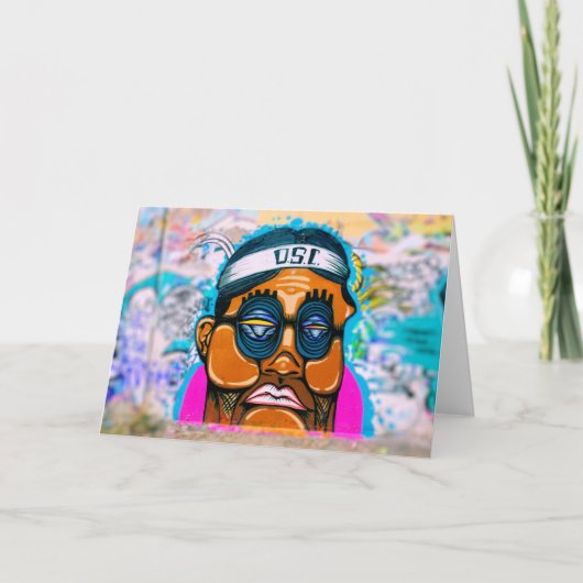 Graffiti Park Wenskaart Kaart (Voorkant)