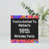 Graffiti ~ Partij Kaart (Staand voorkant)